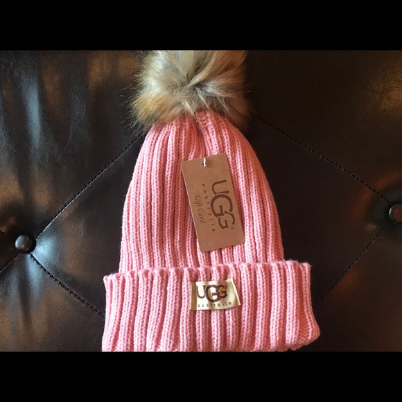 pink ugg hat